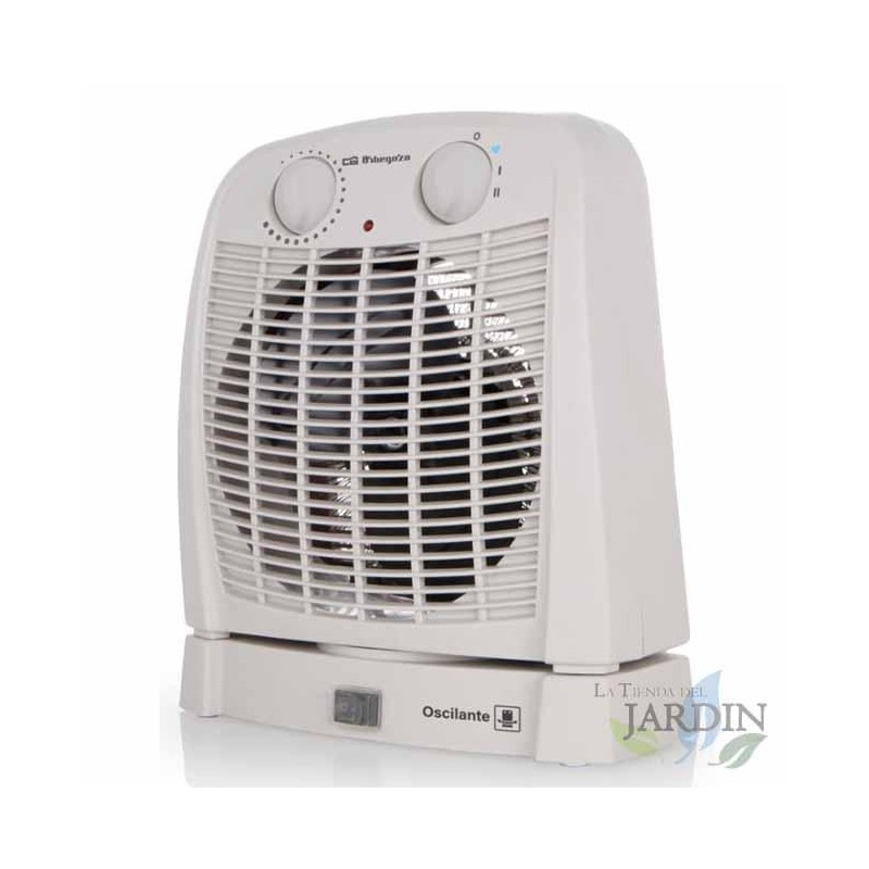 Oscillating heater Orbegozo 2000W. Adjustable temperature. Suitable for IP 21 bathrooms. Fan mode. Oscillating heater Orbegozo 2000W. Adjustable temperature. Suitable for IP 21 bathrooms. Fan mode.