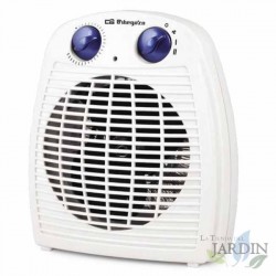  Orbegozo Kompaktheizung.  Maximale Leistung 2000W.  Zwei Heizstufen.  Einstellbare Temperatur durch Thermostat.