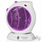 Radiateur soufflant oscillant FH5580 2000W Orbegozo, Chauffage d'appoint, 2 modes de puissance, fonction ventilateur, blanc-rose