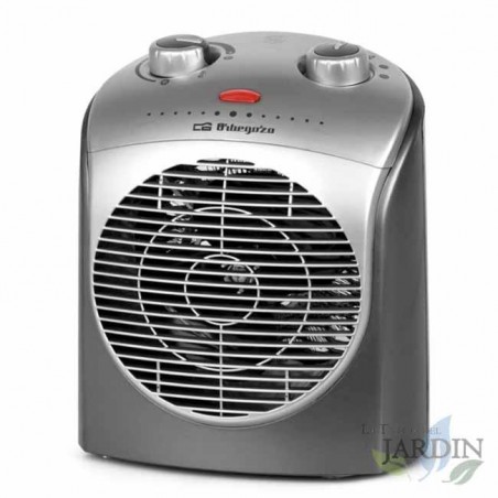  2200 W Orbegozo-Heizung mit Drehwähler mit drei Positionen.  Kaltluftgebläsefunktion.  Einstellbare Temperatur.