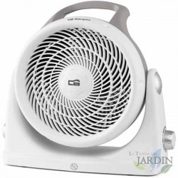 Radiateur soufflant oscillant 90º FH6065 Orbegozo, Chauffage d'appoint, 2 modes de puissance, Eco silence