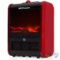  Orbegozo electric fireplace with fire effect and red and black design.  1500 W power with 3 position selector.