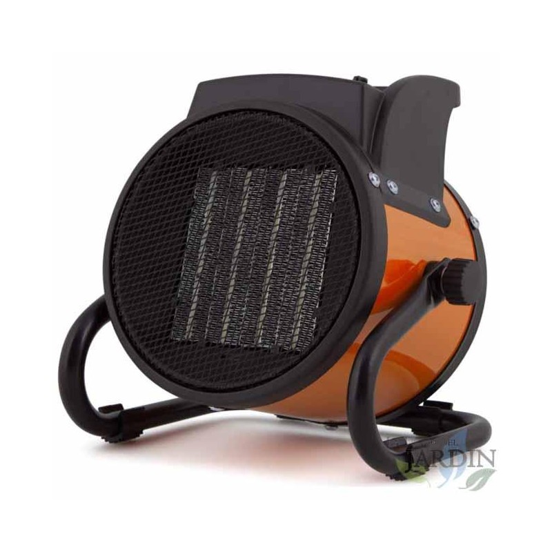 Riscaldatore professionale in ceramica Orbegozo. Potenza 2000W. Resistenza PTC. Controllo della temperatura regolabile.