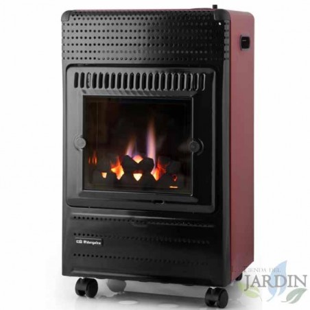 Pack 3 x Orbegozo Blue flame stove with imitation wood ceramic.  Maximum power 3,500 W. Energy class A.