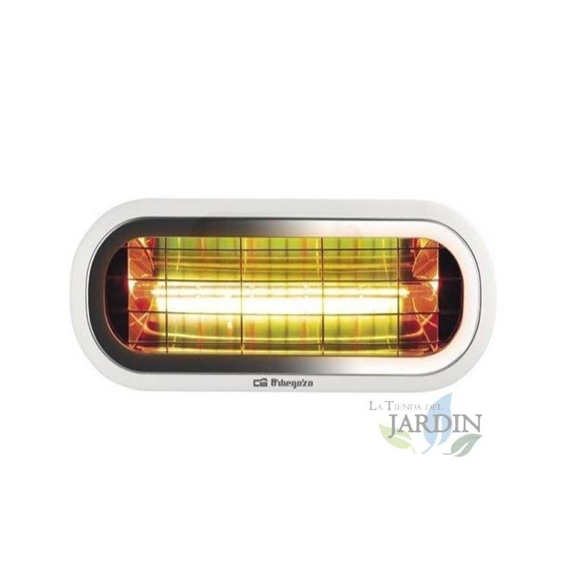 Estufa de infrarrojos de Terraza Orbegozo, Calefactor por Infrarojos 2000W, Radiador Eléctrico para Exterior-Interior, IP 65 Estufa de infrarrojos de Terraza Orbegozo, Calefactor por Infrarojos 2000W, Radiador Eléctrico para Exterior-Interior, IP 65