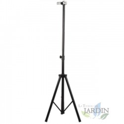 Tripode para estufas eléctricas de exterior, Apto para Orbegozo PHF 45/50/55, Ajustable en altura hasta 210cm