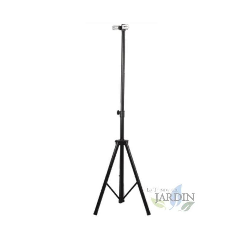 Support universel pour radiateur - Support mobile - Trépied pour terrasse - Télescope - Trépied hauteur réglable jusqu'à 210 cm,