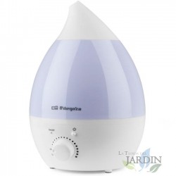 Umidificador ultrassônico colorido de 20 m2 e 1,3 L, silencioso, 18 W, umidificadores de ambiente, névoa ajustável