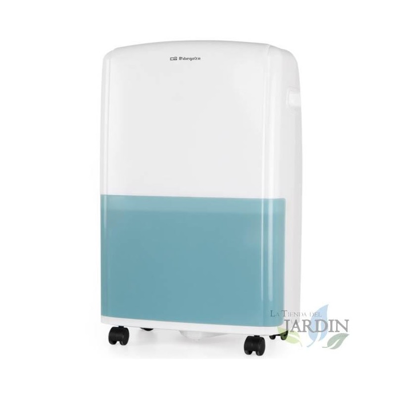 Deumidificatore Orbegozo con display digitale. Potenza: 520 W. Area di applicazione: 100 m². Capacità del serbatoio: 3,6 litri.