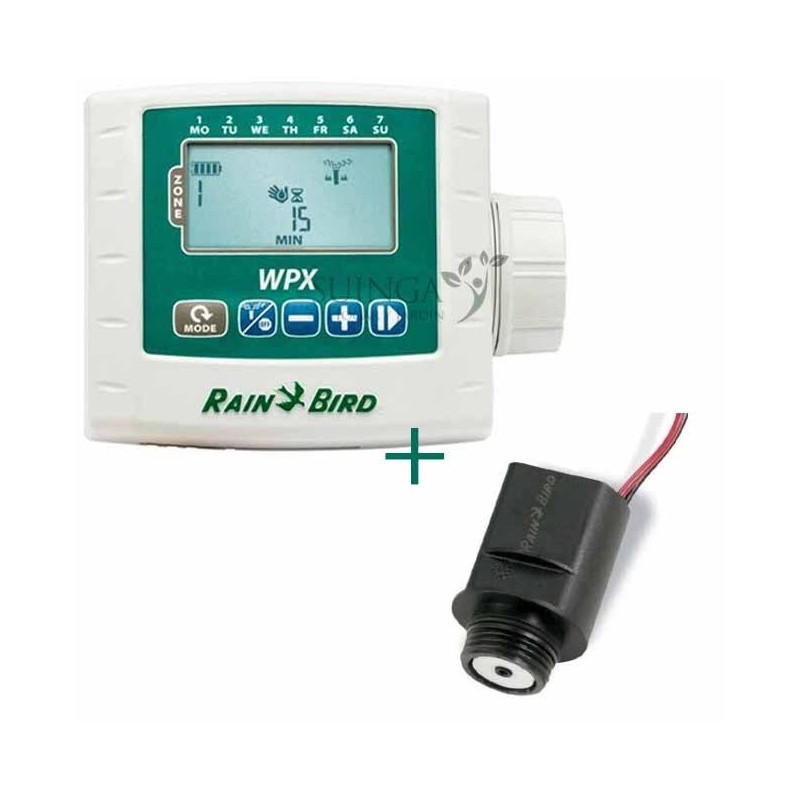 Kit de programador Rain Bird WPX1 + solenóide de trava de 9 V