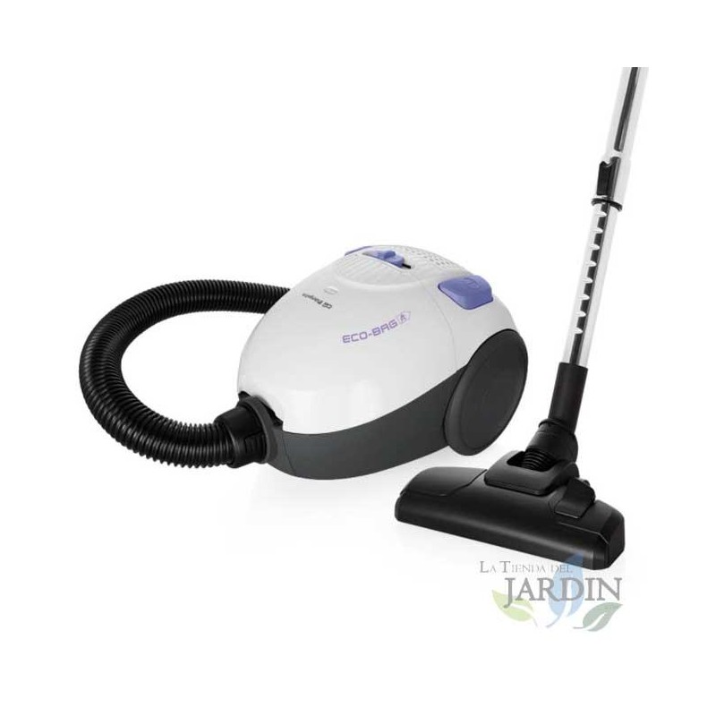 Aspirateur avec sac, Silenxieux 800W Orbegozo, Performand, Basse consommation d'énergie, Hayte filtration 2L, Accesoires