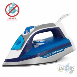 Steam iron. 2600W power. Ceramic soleplate. 350ml tank. Dry ironing function.