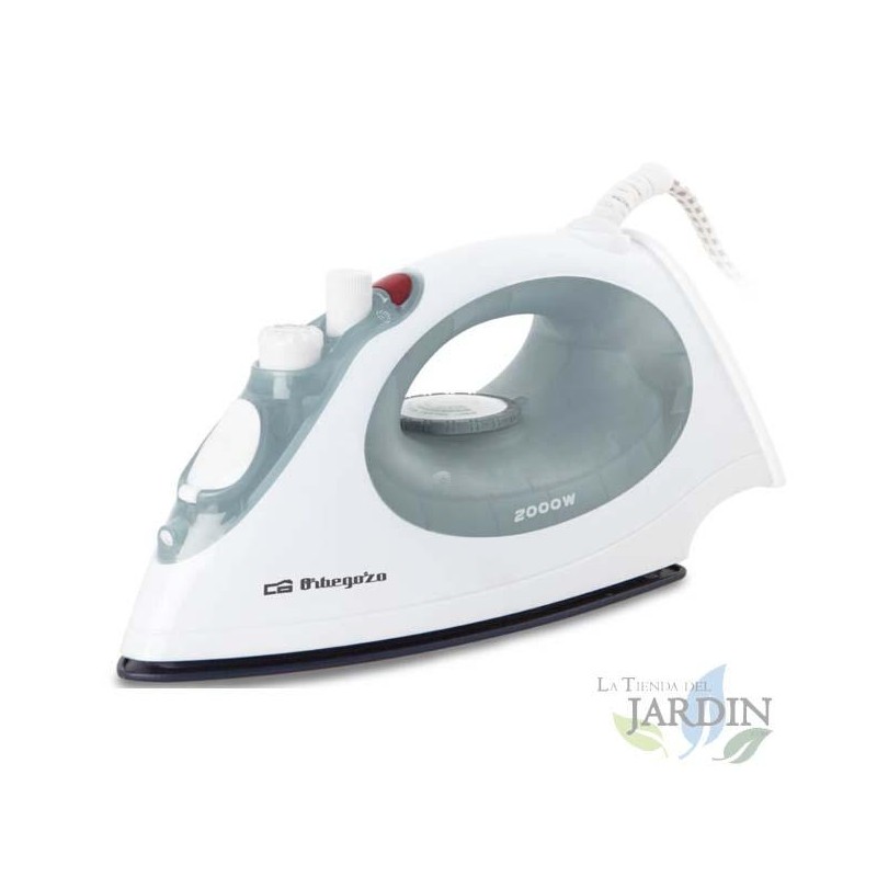Plancha vapor automática Orbegozo 1600W, suela acero inoxidable, compacta y eficiente para un planchado sin esfuerzo Plancha vapor automática Orbegozo 1600W, suela acero inoxidable, compacta y eficiente para un planchado sin esfuerzo