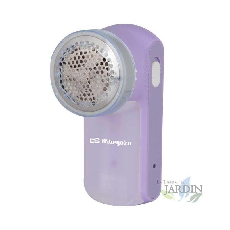 Removedor de fiapos recarregável Orbegozo 3W, grelha de metal e lâminas de aço inoxidável, remove fiapos com eficácia