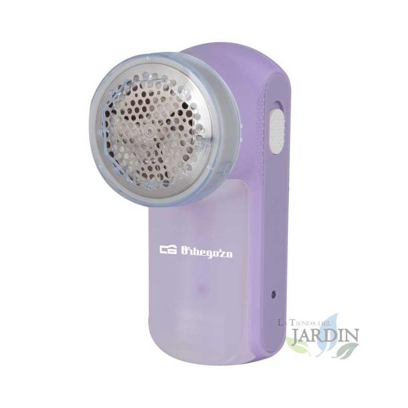 Rechargeable lint remover. 3W power. Metal lint screen. Stainless steel blades.