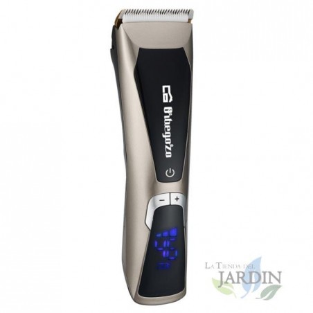  Orbegozo 3W professioneller Keramik-Haarschneider.  wiederaufladbar.  LED-Display mit Lade- und Geschwindigkeitsanzeige.  Wasse