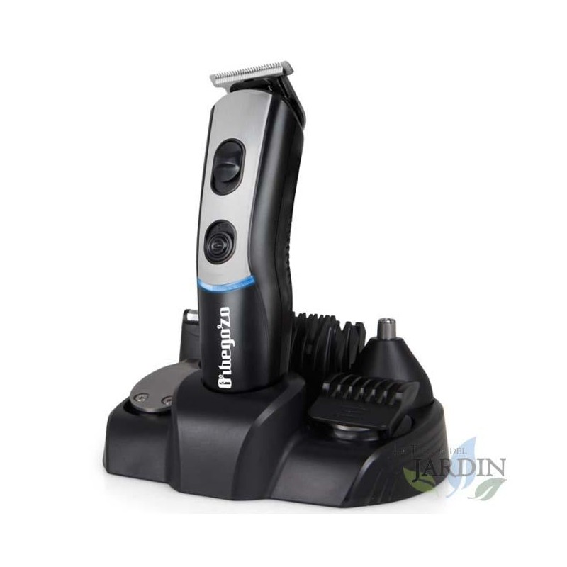 Cortapelo barbero multifunción 7 en 1 Orbegozo, 5 cabezales intercambiables, afeitadora y recortadora, versátil y práctico Cortapelo barbero multifunción 7 en 1 Orbegozo, 5 cabezales intercambiables, afeitadora y recortadora, versátil y práctico