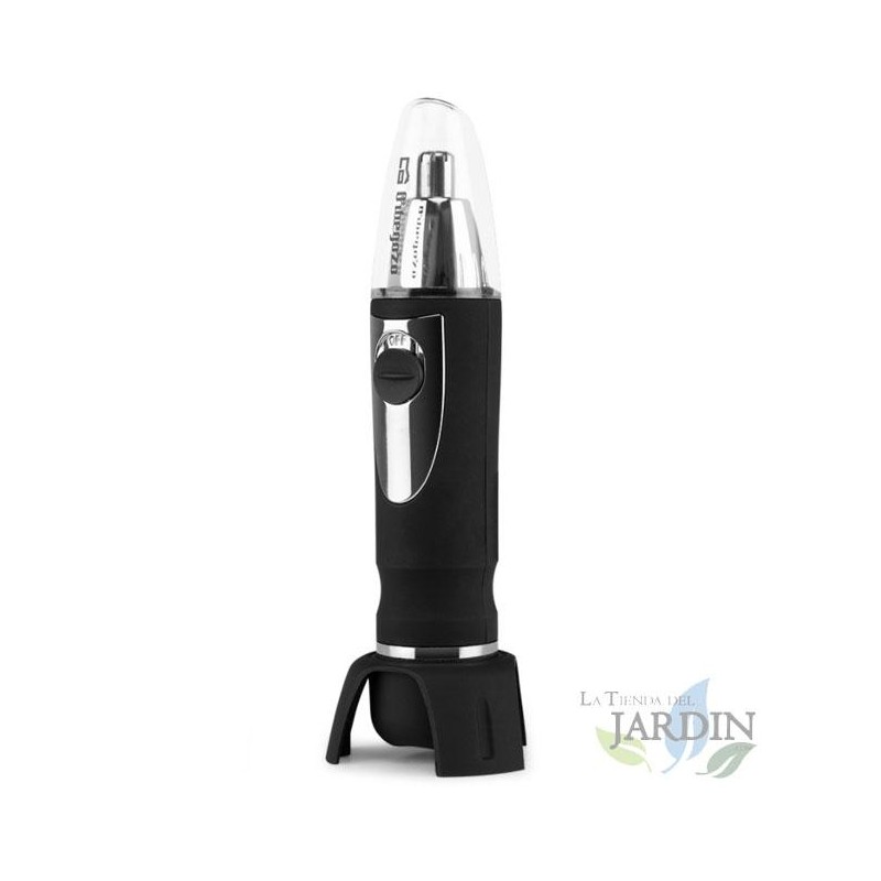 Orbegozo nose and ear trimmer with light. No wires. Ergonomic casing. Works on 1xAA batteries (Not included) Orbegozo nose and ear trimmer with light. No wires. Ergonomic casing. Works on 1xAA batteries (Not included)