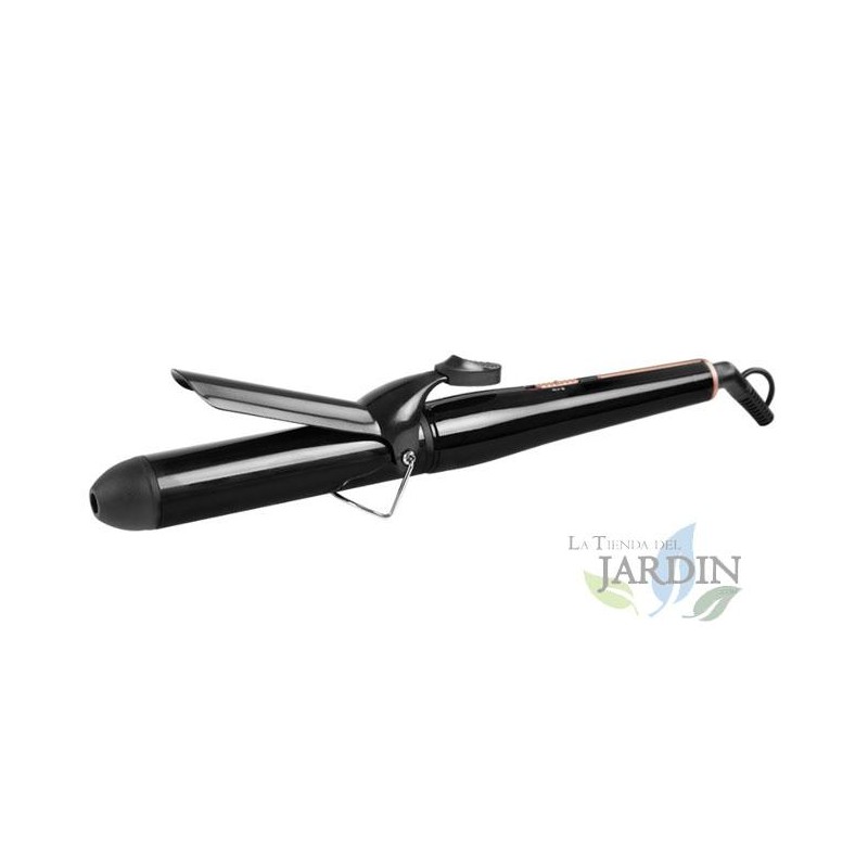 Orbegozo hair curler. Fast heating PTC resistor. 2 temperature levels: 150º and 200ºC. Orbegozo hair curler. Fast heating PTC resistor. 2 temperature levels: 150º and 200ºC.