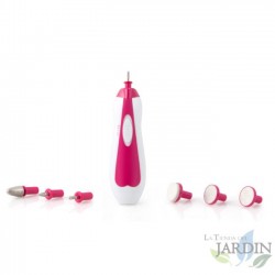  Orbegozo manicure and pedicure set.  2 speeds.  LED light to illuminate the nails.  Includes case.