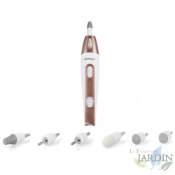  Orbegozo manicure and pedicure set.  5 speeds.  LED light to illuminate the nails.  7 accessories.