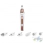Set manicure e pedicure Orbegozo. 5 velocità. Luce LED per illuminare le unghie. 7 accessori.