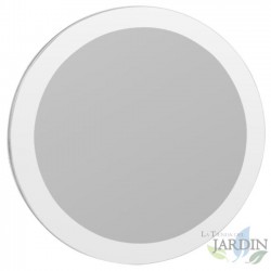 Orbegozo cosmetic mirror. 19.5 cm diameter. 5X magnification.