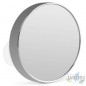 Espelho cosmético Orbegozo, 17 cm de diâmetro, acabamento cromado, ampliação 5X, ideal para detalhes de beleza