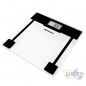 Electronic bathroom scale.  Tempered glass surface.  Max. capacity: 150 kg.  3.2" LCD screen.  Electronic bathroom scale.  Tempered glass surface.  Max. capacity: 150 kg.  3.2" LCD screen.