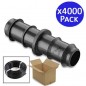 Pack 4000 Enlace Riego por Goteo 16mm | Manguito conector tuberia 16 mm | Enlace Goteo para Manguera de Riego 16mm negro Pack 4000 Enlace Riego por Goteo 16mm | Manguito conector tuberia 16 mm | Enlace Goteo para Manguera de Riego 16mm negro
