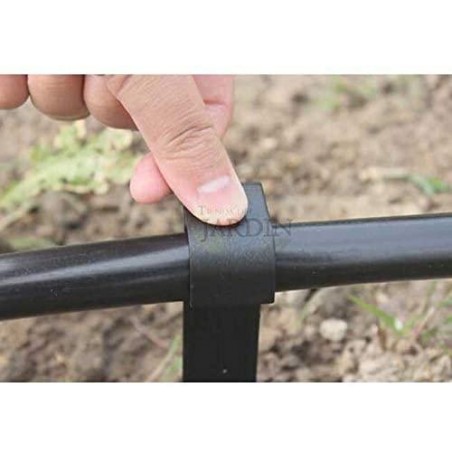 Pacote com 4000 conectores de irrigação por gotejamento de 16 mm. Conectores de tubo de gotejamento de 16 mm de diâmetro, pretos