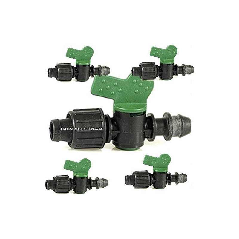 5 Stück Absperrventil Tropfschlauch 16 mm am Anschluss. Ableitventil mit Dichtung 5 Stück Absperrventil Tropfschlauch 16 mm am Anschluss. Ableitventil mit Dichtung