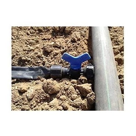 16 mm Tropfband-Absperrhahn zum Auslass. 5 Einheiten