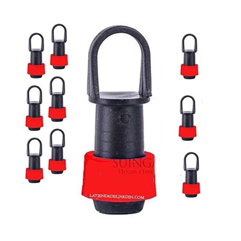 Set di 10 Tappo per nastro di irrigazione a goccia da 16 mm