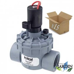 Lot de 15 Électrovanne d'arrosage 2400MT 1'' 24V Irritrol, pour les programmeurs 24V