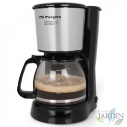  Orbegozo drip coffee maker.  Capacity 15 cups.  S.S. front.  Power 800 W.