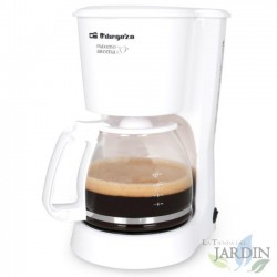 Orbegozo Drip Coffee Maker (White). 15-cup capacity. 800 W.