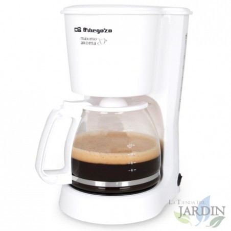 Orbegozo Filterkaffeemaschine (Weiß). Kapazität: 15 Tassen. 800 W.