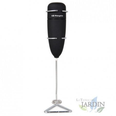 Orbegozo Milchaufschäumer. Bereitet in Sekundenschnelle schaumige Milch zu. Inklusive Ständer.