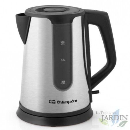 Scaldabagno Orbegozo, bollitore da 1,7 litri. Corpo in acciaio inox. Potenza: 1850-2200 W.
