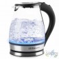 Orbegozo glass kettle. 1.7 L capacity. Graduated glass jug. Blue LED interior lighting. Power 2200W. Orbegozo glass kettle. 1.7 L capacity. Graduated glass jug. Blue LED interior lighting. Power 2200W.