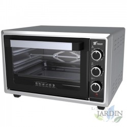 Forno elétrico de convecção com função de assadeira, 34 litros, 1500 W, 50 x 43 x 32 cm