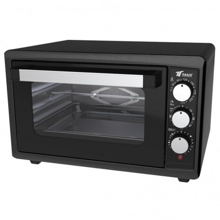 Four électrique à convection 38 L | 52,7 x 45,3 x 33,7 cm | Fonction rôtissage et brochettes | Thermostat réglable jusqu'à 250 °