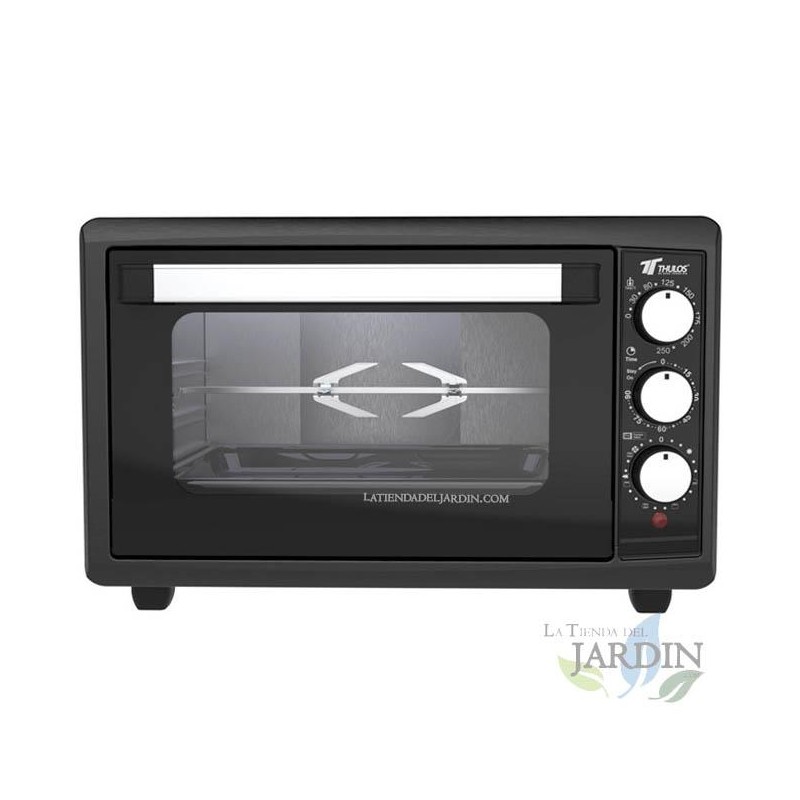 Forno elétrico de mesa de 46 litros, convecção e grelha para assar, 1800 W, temporizador, 58.3x43.8x36.1 cm Forno elétrico de mesa de 46 litros, convecção e grelha para assar, 1800 W, temporizador, 58.3x43.8x36.1 cm