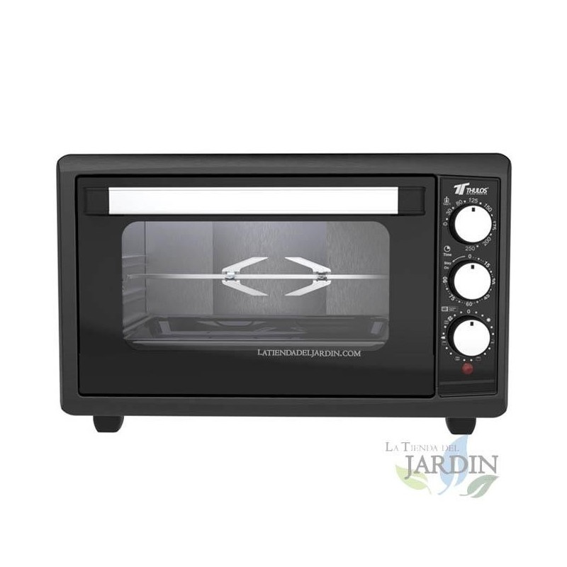 Forno elétrico de convecção com função de assar, 46 litros, 1800 W 58.3x43.8x36.1 x 43,8 x 36,1 cm