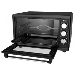 Forno elétrico de mesa de 46 litros, convecção e grelha para assar, 1800 W, temporizador, 58.3x43.8x36.1 cm