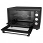 Forno elétrico de mesa de 46 litros, convecção e grelha para assar, 1800 W, temporizador, 58.3x43.8x36.1 cm Forno elétrico de mesa de 46 litros, convecção e grelha para assar, 1800 W, temporizador, 58.3x43.8x36.1 cm