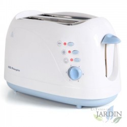 Orbegozo 2-slice toaster. Roll warmer. Defrost function. 750W.