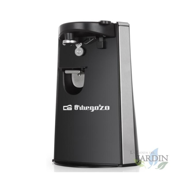 Ouvre-boîtes électrique, y compris décapsuleur et aiguiseur de couteaux, allumage automatique par pression, 60 W Orbegozo Ouvre-boîtes électrique, y compris décapsuleur et aiguiseur de couteaux, allumage automatique par pression, 60 W Orbegozo
