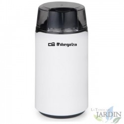 Moedor de café Orbegozo. Potência de 200 W. Lâmina de aço inoxidável.